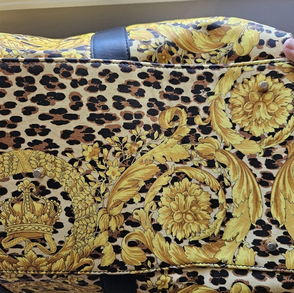 Vintage Versace Leopard Baroque duffle bag FINAL SALE FIRM - Picture 16 of 16
